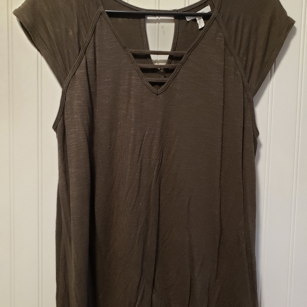 Olive green shirt